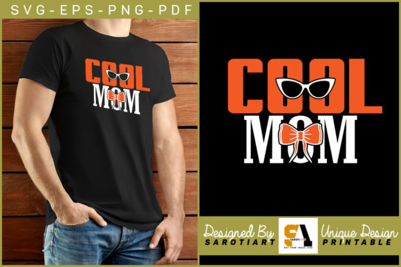 Cool Mom SVG for Crafts and Graphics