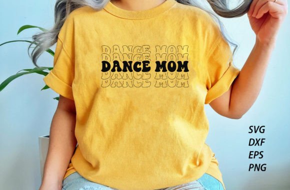 Dance Mom Retro Mama SVG for Crafts and Graphics