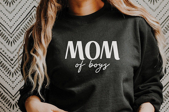 Mom of Boys SVG: Graphics for Crafts & Brands