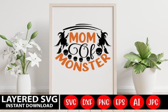 Mom of Monster SVG Design: A Pro Review for Embroidery