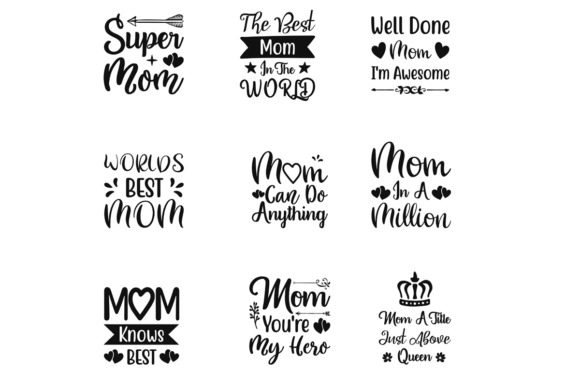Mom Quotes Bundle: Essential Graphics for Crafts