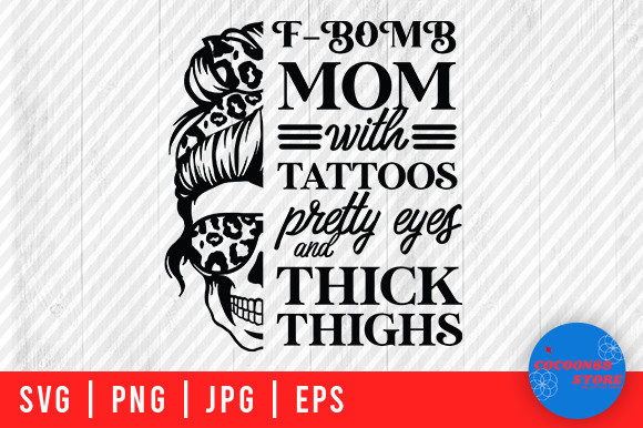 Skull Mom SVG: Bold Graphics for Crafts